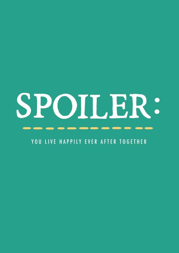 happily ever after - wedding card created by Zoe Brennan