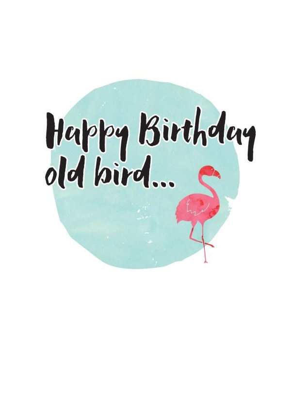 old friend Birthday Card 9908 created by Bonnie Blackbird