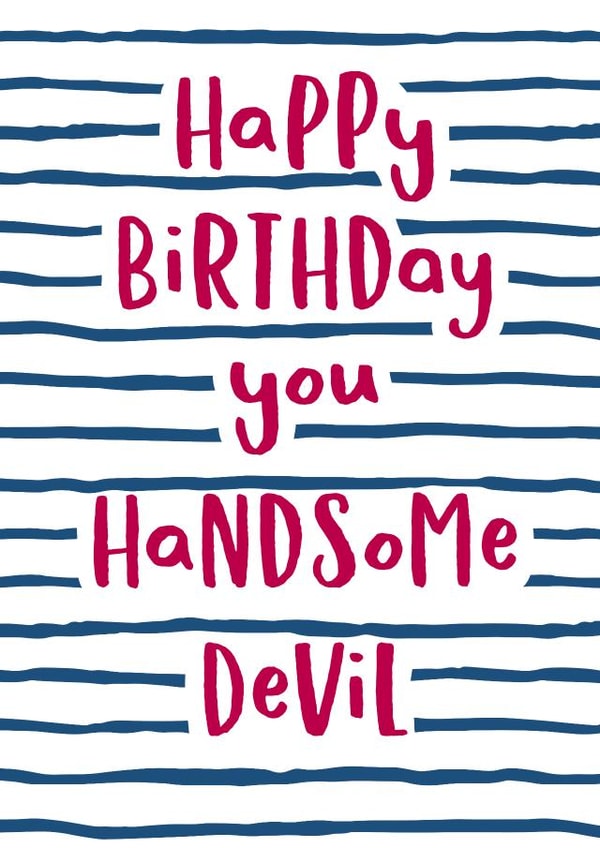 for him Birthday Card 3827 created by Wink Design - Michelle Roberts