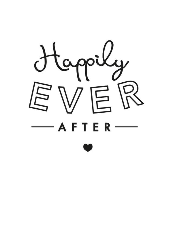 Happily ever after - wedding card created by Jodie Gaul & Co