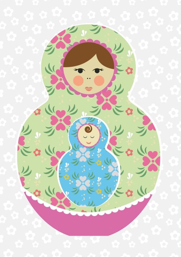 pregnancy congratulations New Baby Card 10153 created by Ink Pudding