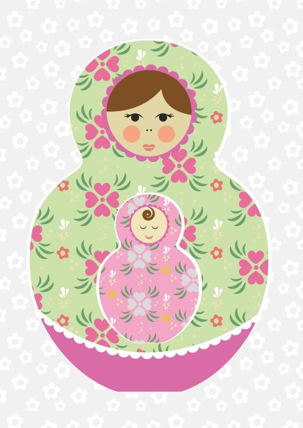 pregnancy congratulations New Baby Card 10154 created by Ink Pudding
