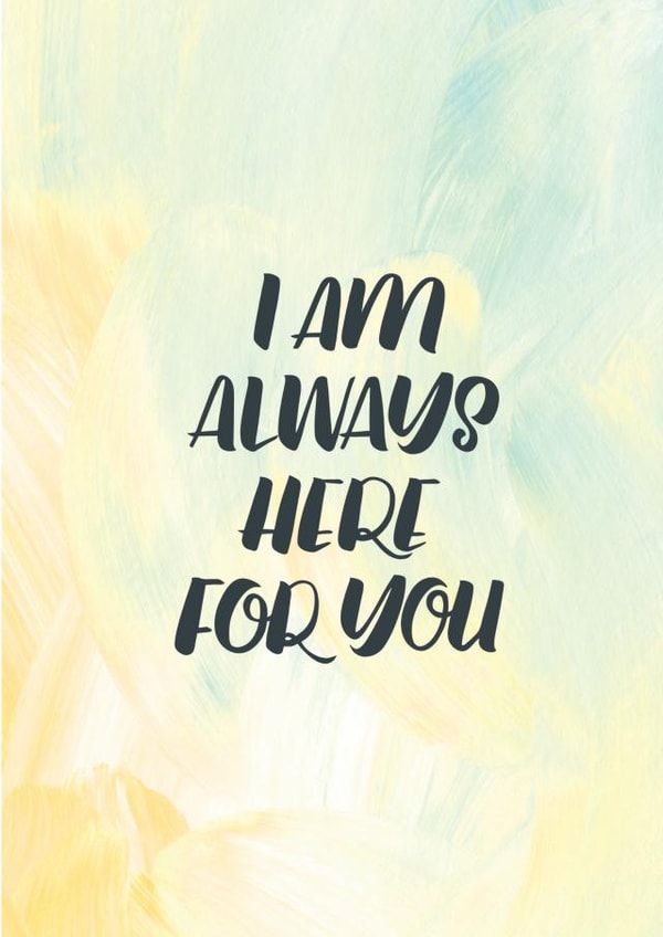 always here Love & Friendship Card 9753 created by Paper Pipit