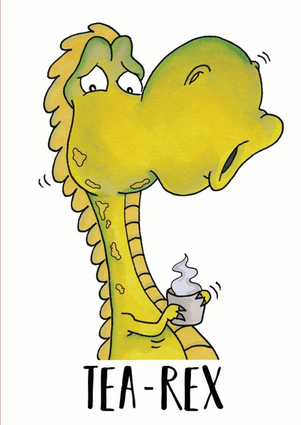 dinosaur tea Card 32723 created by James Ryan