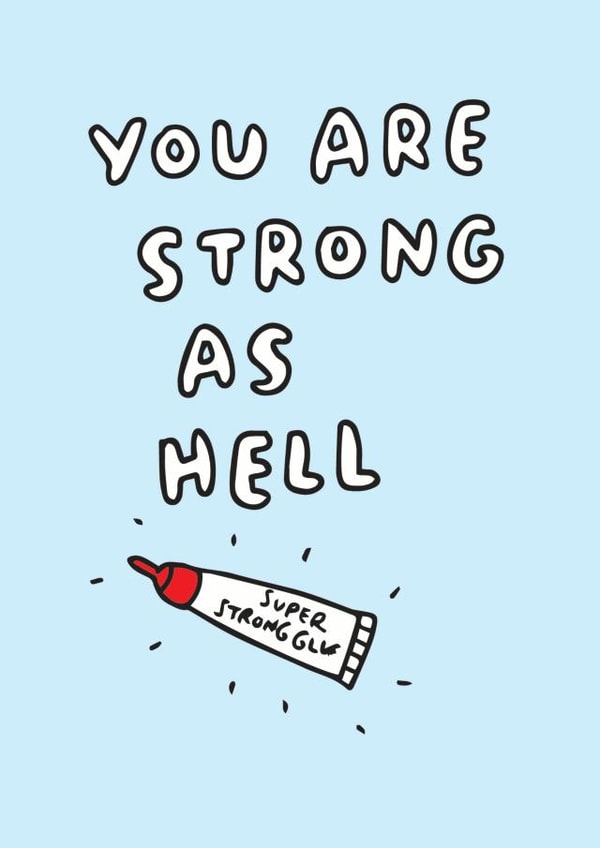 strong support Thinking of you Card 5277 created by Veronica Dearly