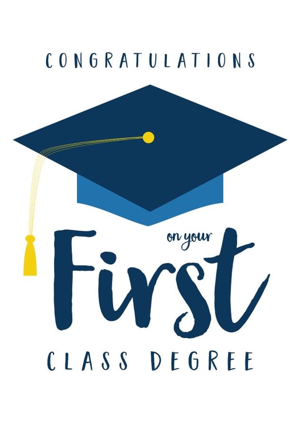 university degree Graduation Card 2568 created by Claire Giles