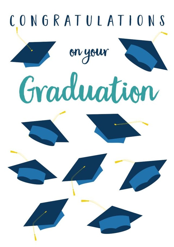 university Male Graduation Card 2569 created by Claire Giles