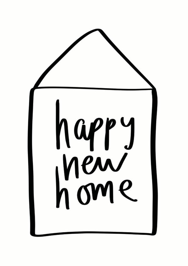 Happy New Home Card created by Sweetlove Press