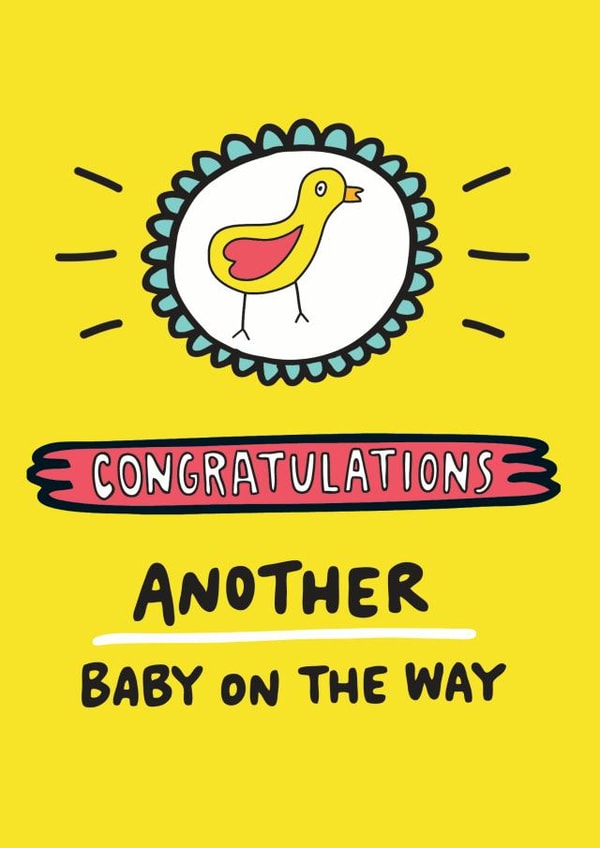 Congratulations Another Baby on the Way Card created by Angela Chick
