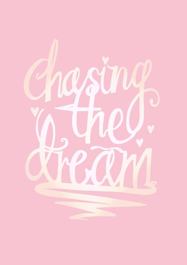 dream pink Leaving Card 7503 created by Yasmin Morris