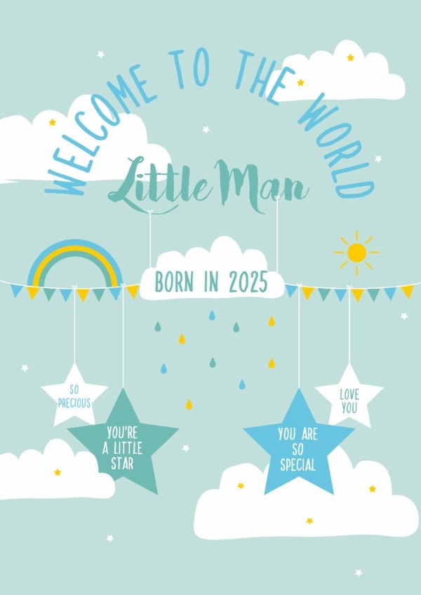 Welcome to the world little man! Born in 2025 created by Rulu