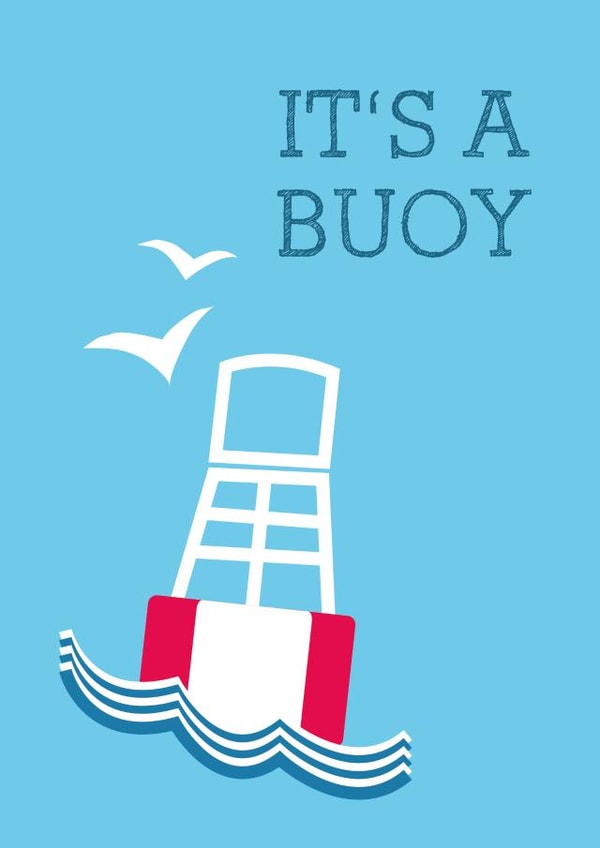 Boy Blue New Baby Card 10515 created by BOLD BUNNY