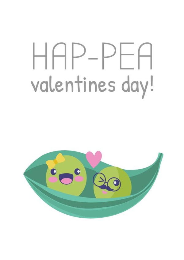 happy cute Valentines Day Card 29780 created by Sunnyside Design