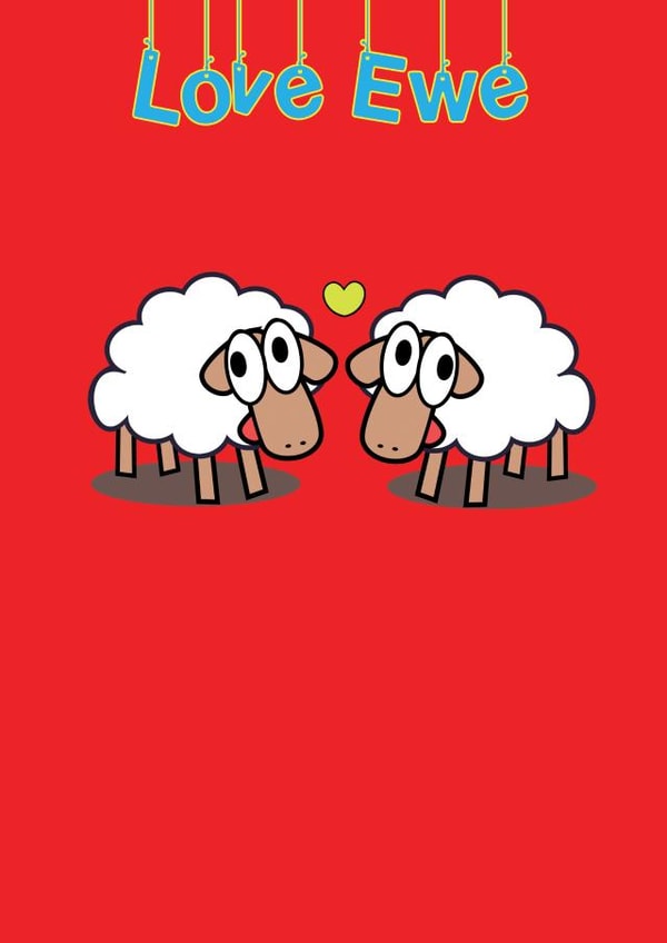 sheep love Card 32625 created by Anna Green