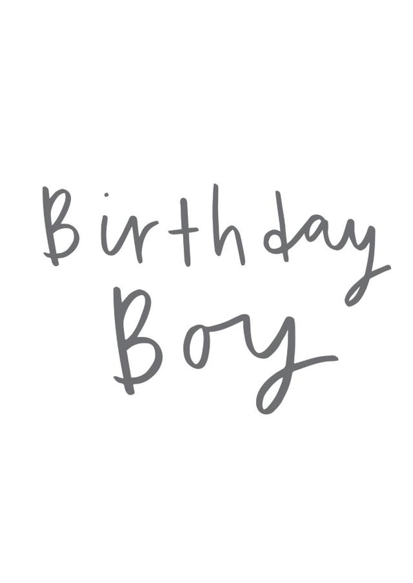 boy Male Birthday Card 10166 created by Old English Company