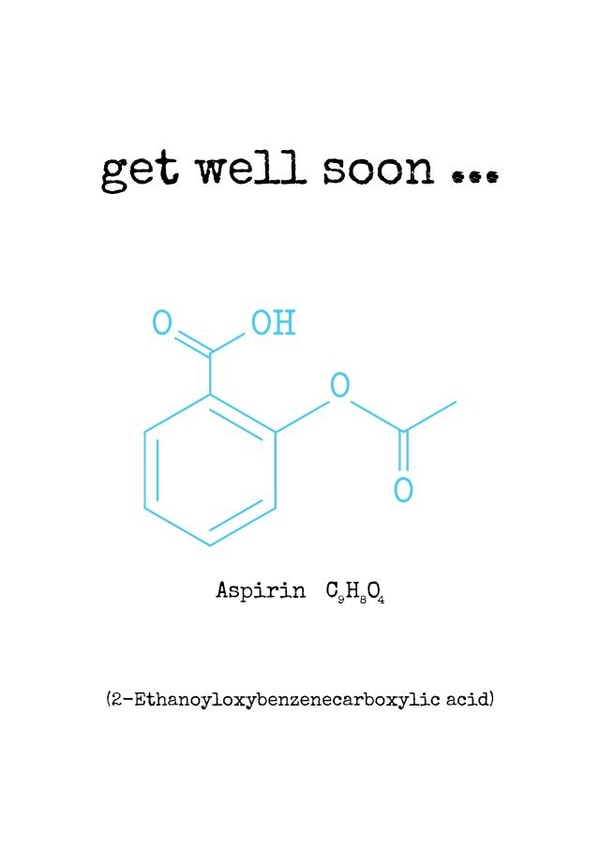 unwell medicine Get Well Card 10391 created by Alchemy & Thistle