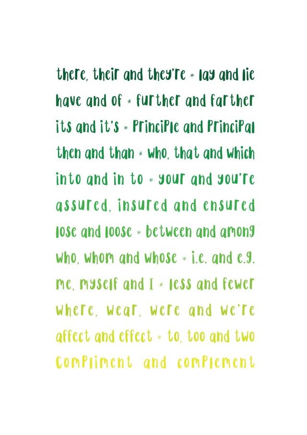 Grammar Geek Graduation Card 10535 created by Newton and the Apple