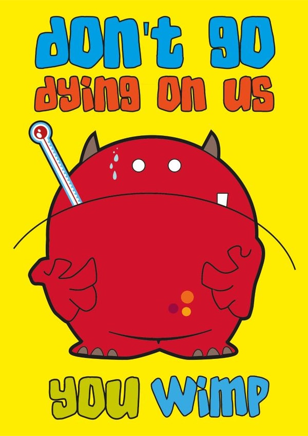 get well Card 32934 created by Cheeky Little Scamps