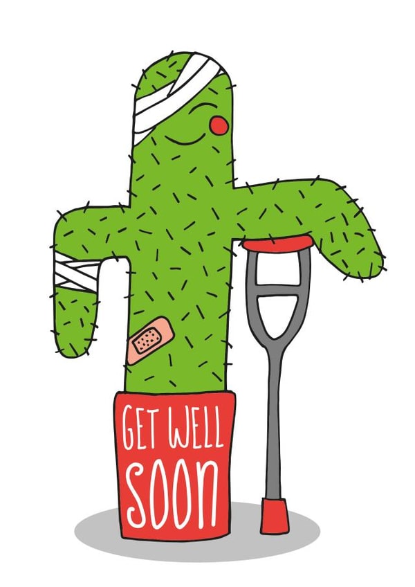 get well Get Well Card 3407 created by Ivorymint cards