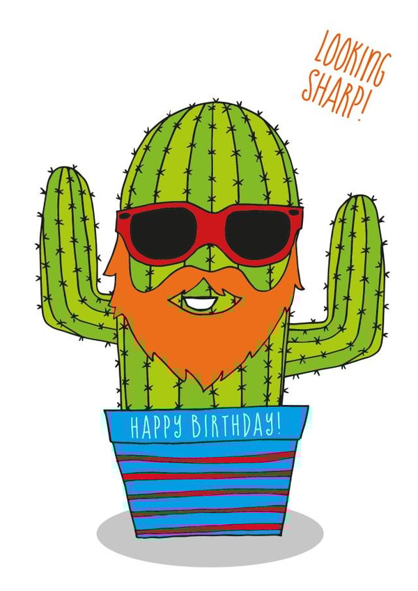 looking sharp Birthday Card 3411 created by Ivorymint cards