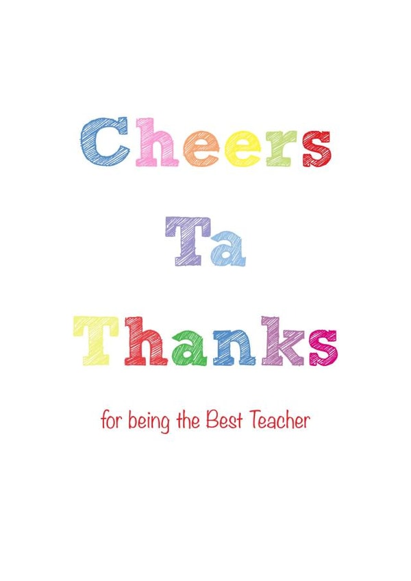 cheers ta Thank You Card 7268 created by Gorgeous Creations
