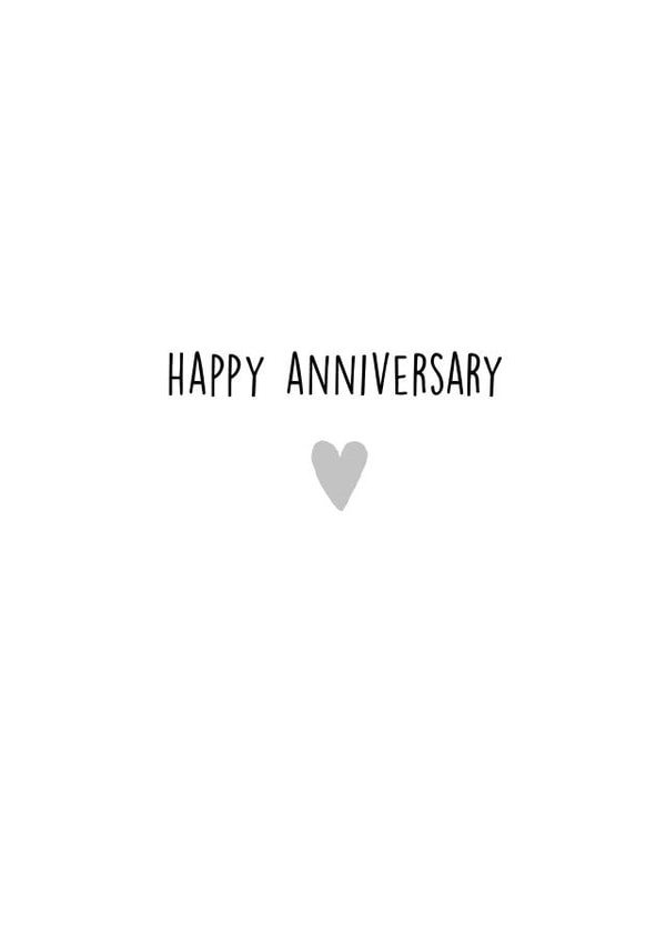 heart Male Anniversary Card 10777 created by Print is the New Black