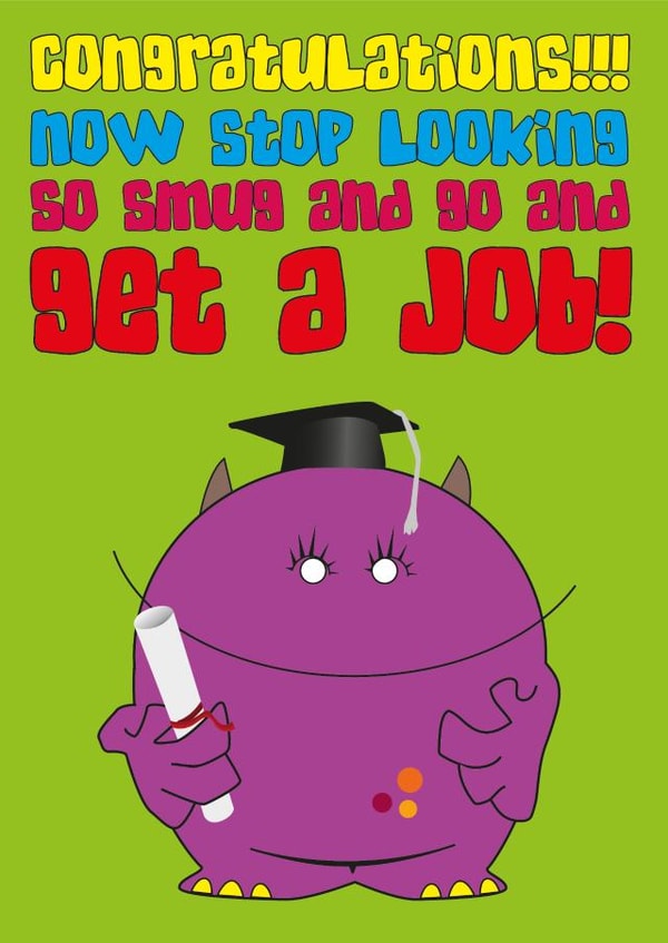 graduate graduation Card 32939 created by Cheeky Little Scamps