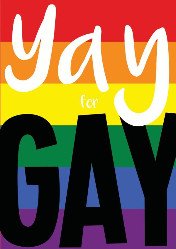 yay gay Just because Card 10335 created by James Ryan
