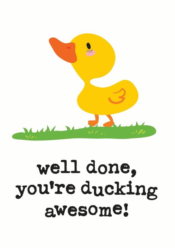 clever awesome Graduation Card 5955 created by Mrs Best Paper Co.