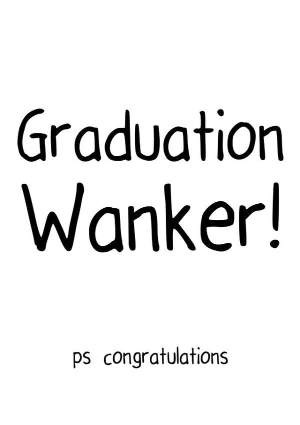 uni university Graduation Card 4958 created by Offhand Cards