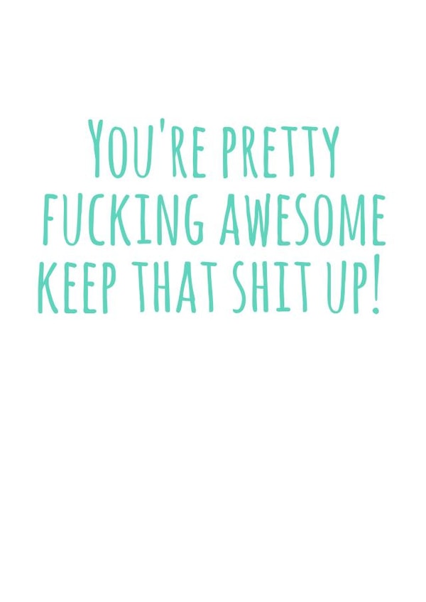You're awesome created by Flamingo Lingo by Jenny