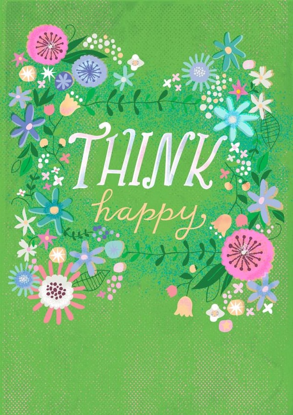floral flowers Thinking of you Card 1766 created by Jill Howarth