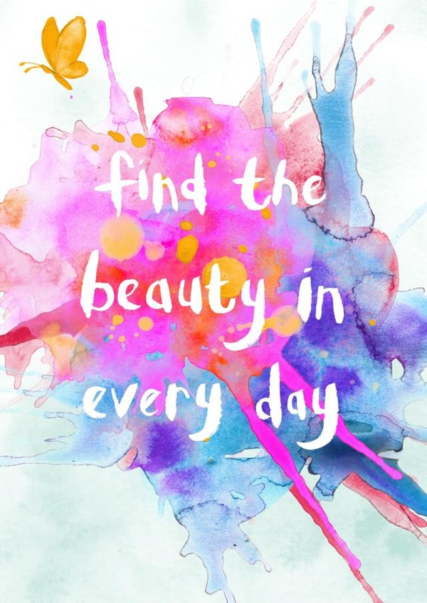 beauty bright Thinking of you Card 33213 created by Elodie Bee Designs