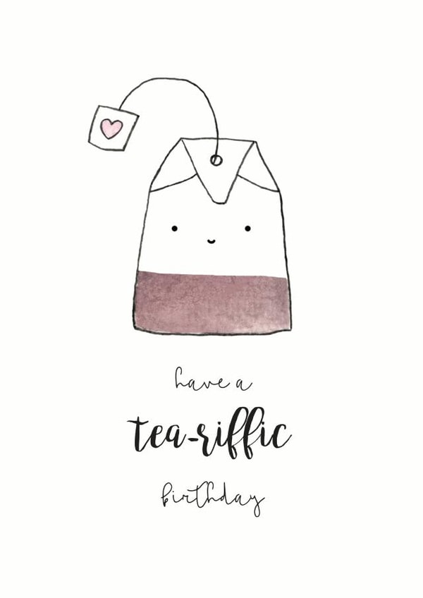 pun tea Birthday Card 6388 created by Nicole Julia