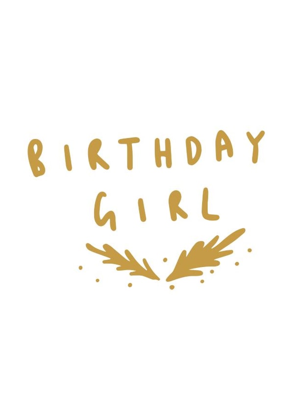 fun gold Birthday Card 32533 created by Old English Company