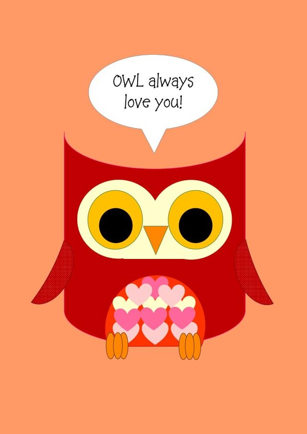 owl cute+owl Card 33264 created by Jennifer Jahromi