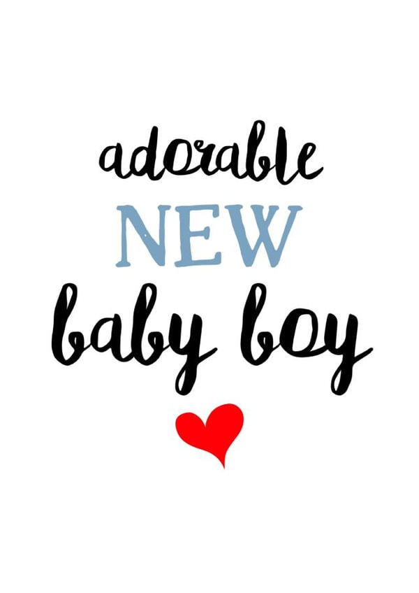 Boy New New Baby Card 10593 created by Rootie Tootie Designs