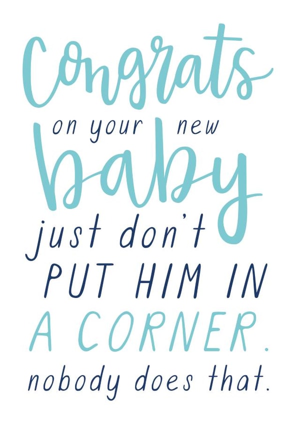 boy congrats New Baby Card 7578 created by Chelsey Adams