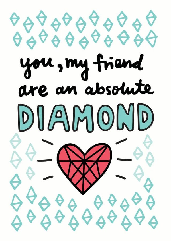 Diamond Friend Card created by Angela Chick