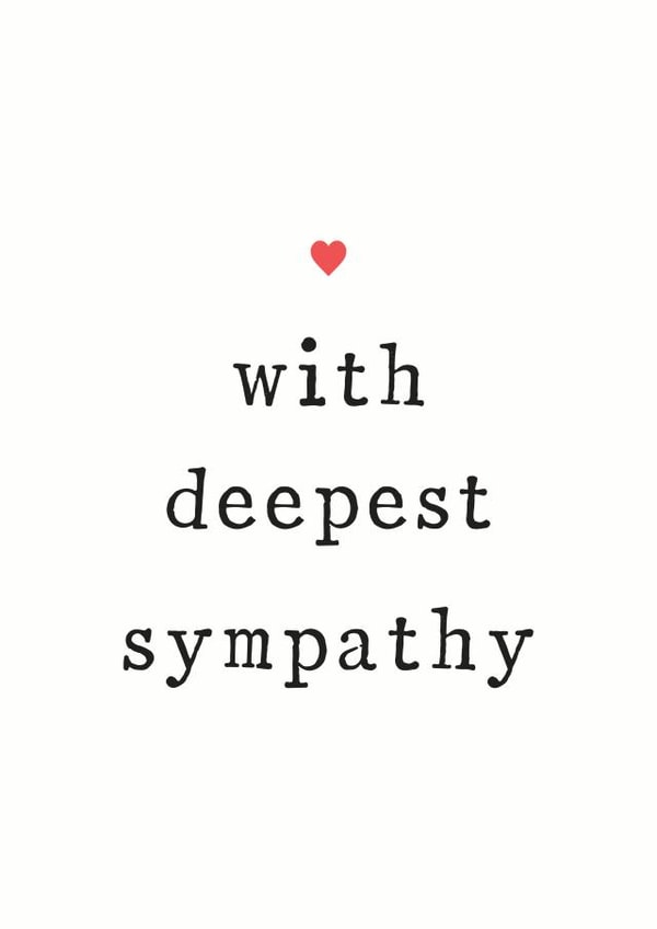 heart with Sympathy Card 11037 created by The Two Wagtails