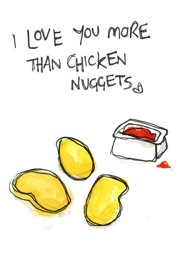 nugget nuggets Card 33317 created by Sozzij Illustrations