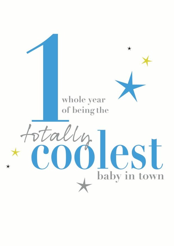 First One Birthday Card 9130 created by PAPAGRAZI