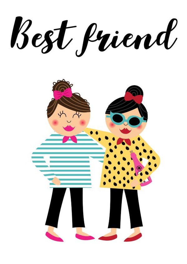 friend best Love & Friendship Card 5556 created by Memelou