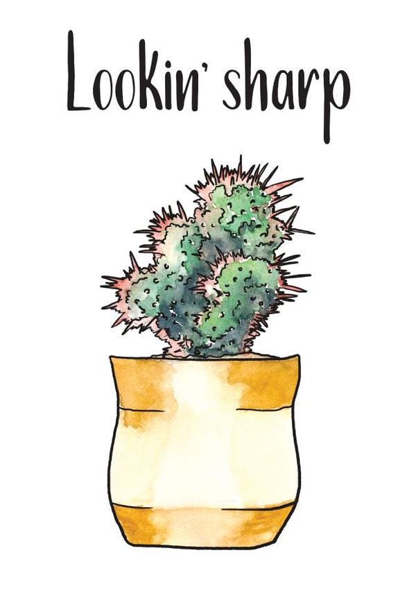cactus succulent Card 33059 created by Emma M. Ezzie