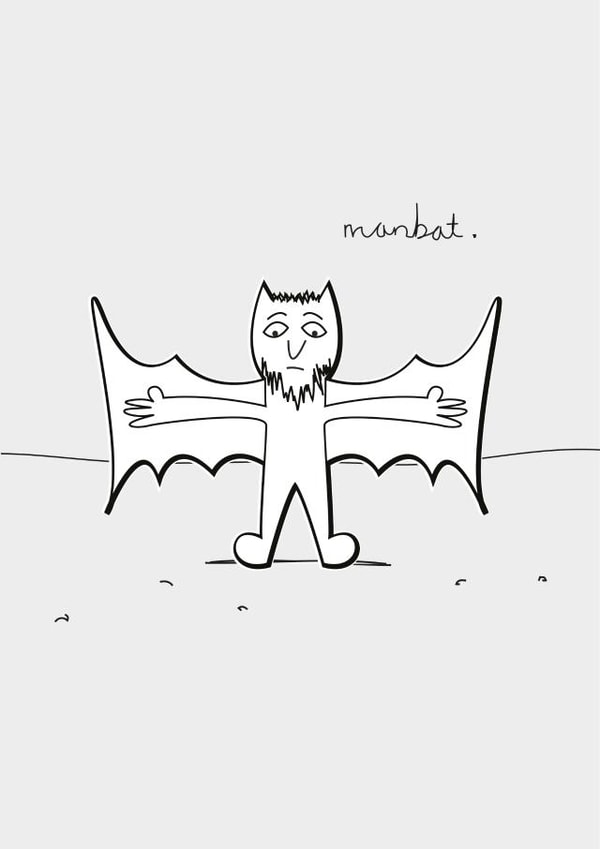 man bat Card 29691 created by Quite Like That