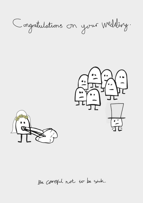 sick wedding Card 29694 created by Quite Like That