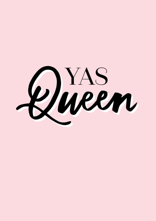 yas queen Congratulations Card 9289 created by Percy & Pearl