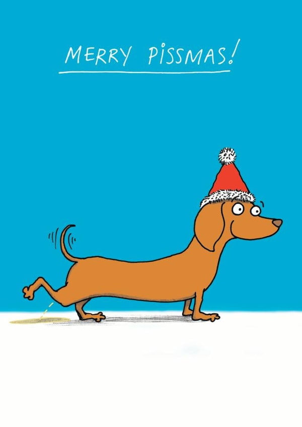 rude funny Christmas Card 9529 created by Cardinky