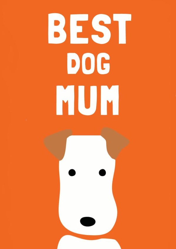 Dog Terrier Love & Friendship Card 11104 created by Forever Foxed