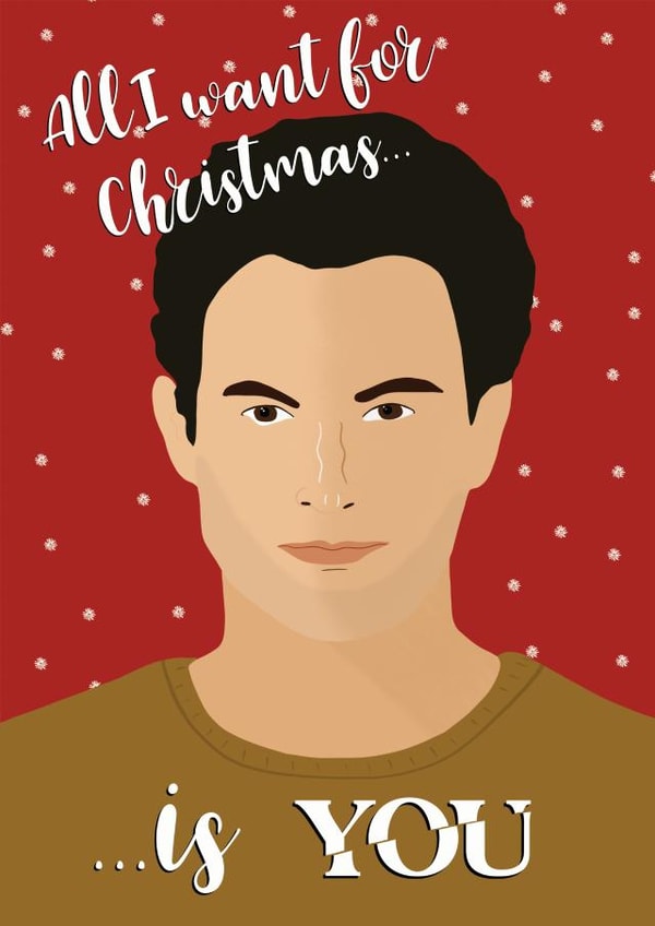 All I Want For Christmas Is You Christmas Card created by Sweetlove Press